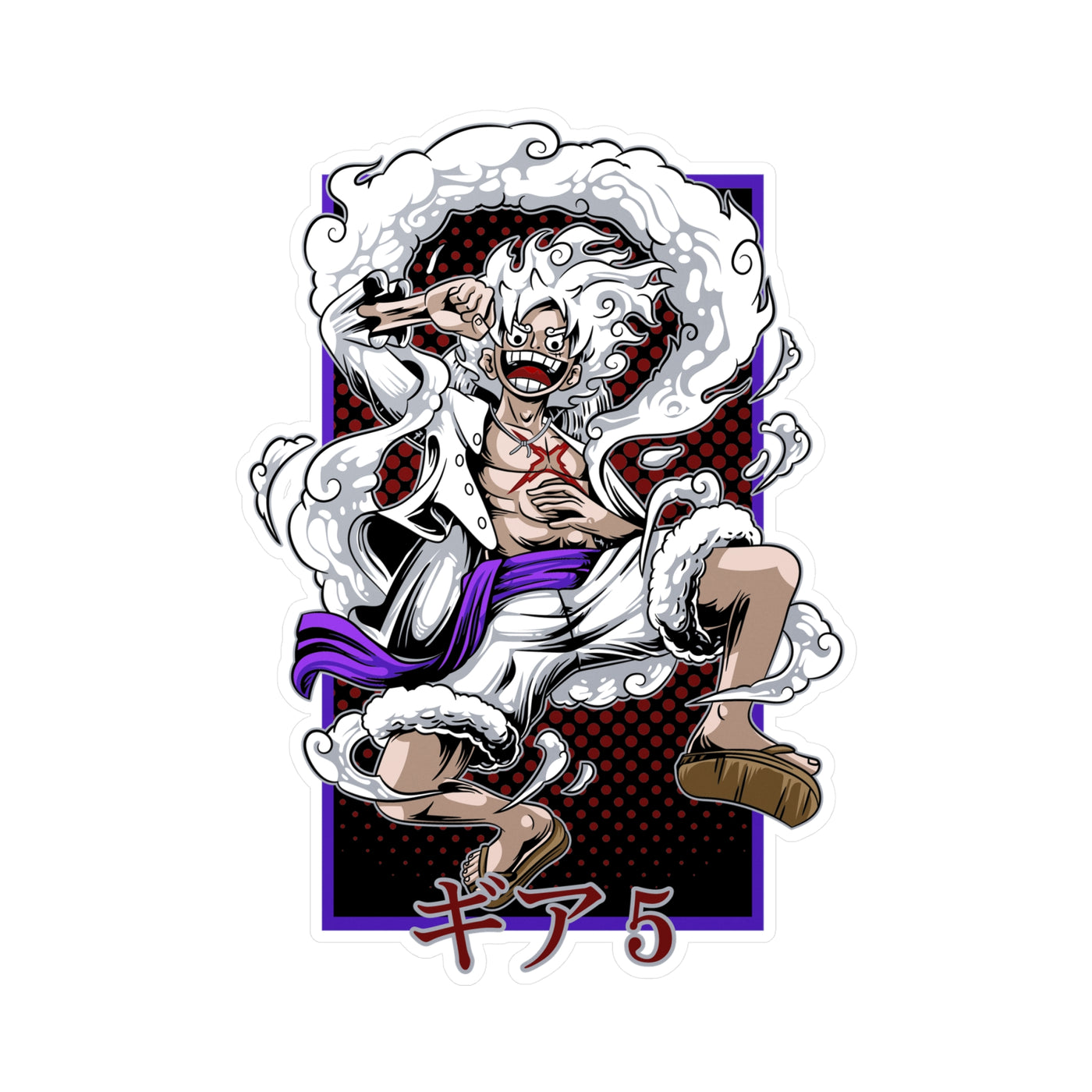 Luffy Gear 5 -Sticker