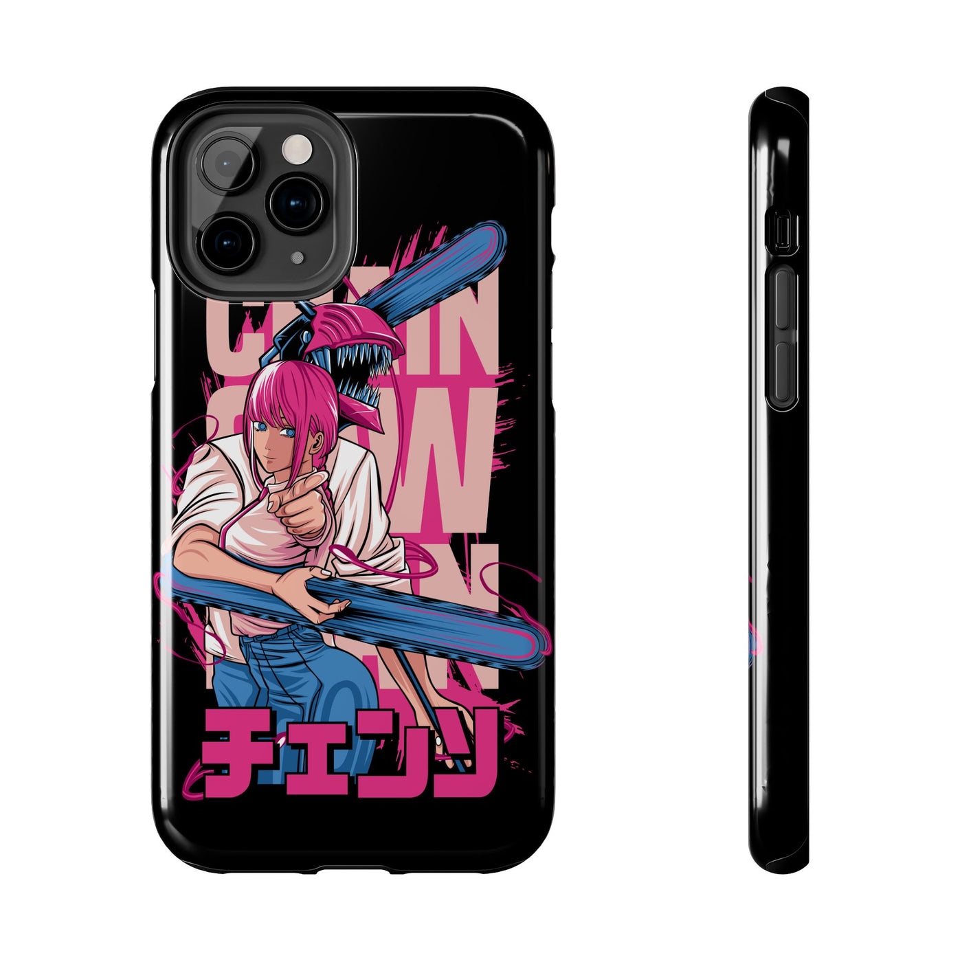 Chainsaw Pink-Phone Cases