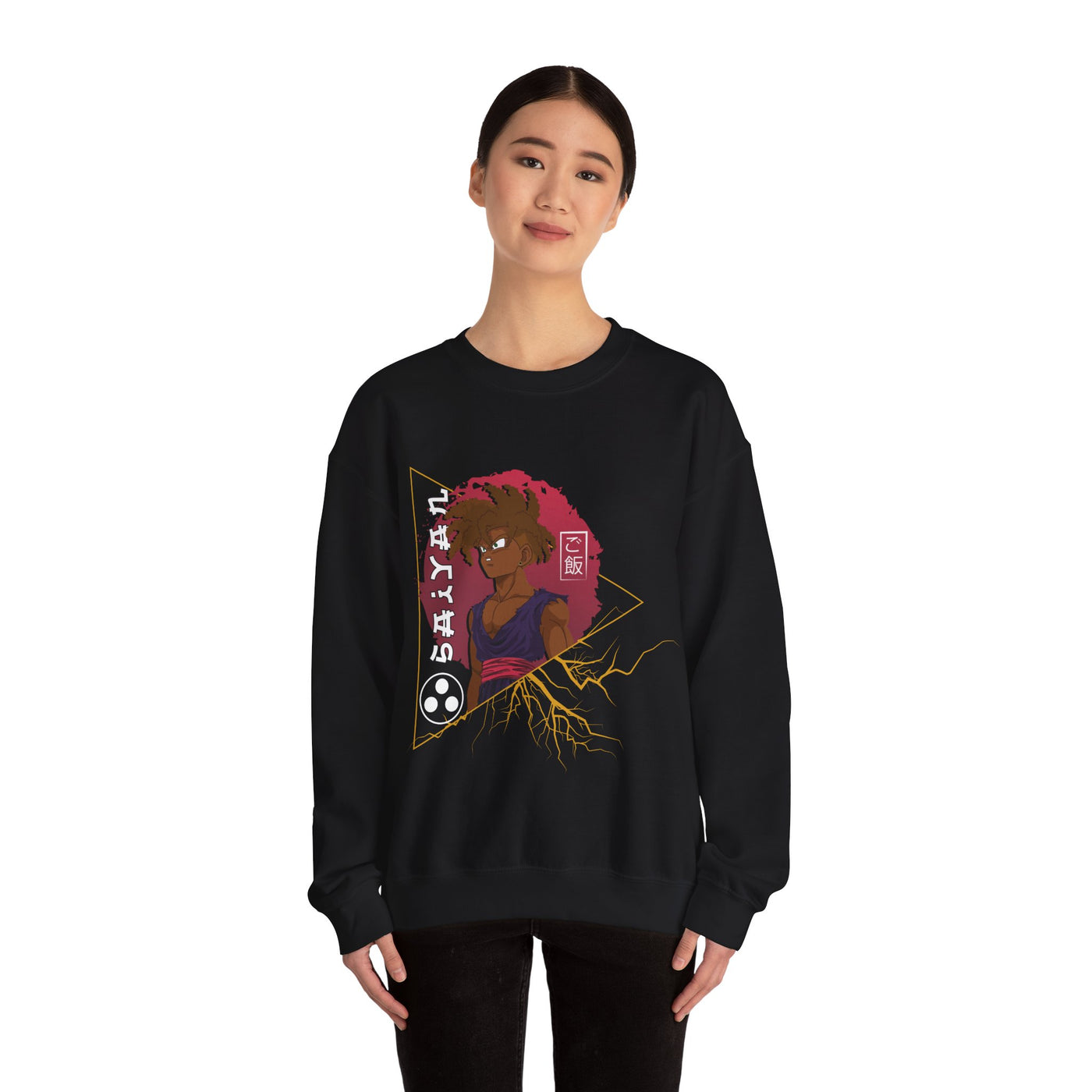 Black Saiyan-Sweatshirt