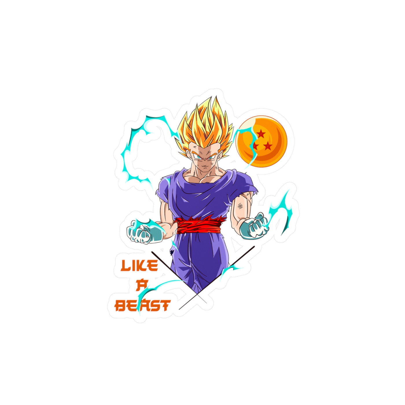 Gohan Saiyan-Sticker