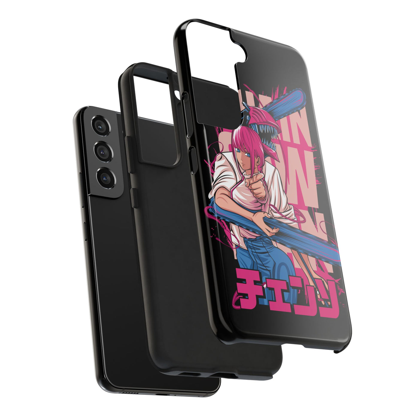 Chainsaw Pink-Phone Cases