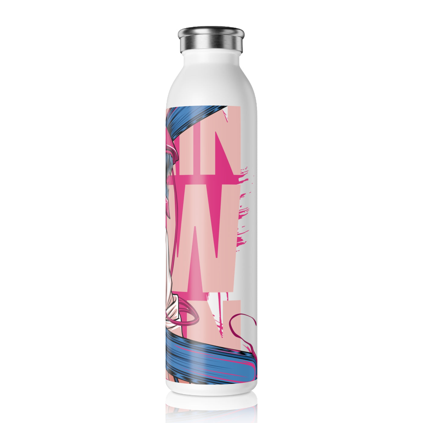 Chainsaw Pink-Water Bottle