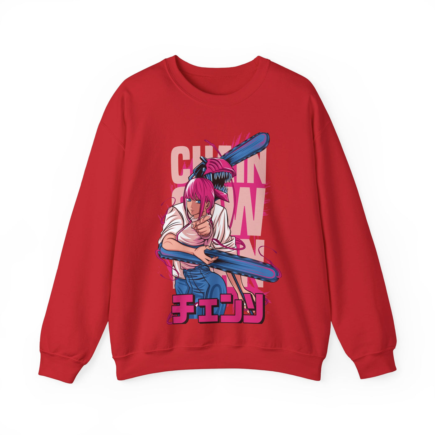 Chainsaw Pink -Sweatshirt