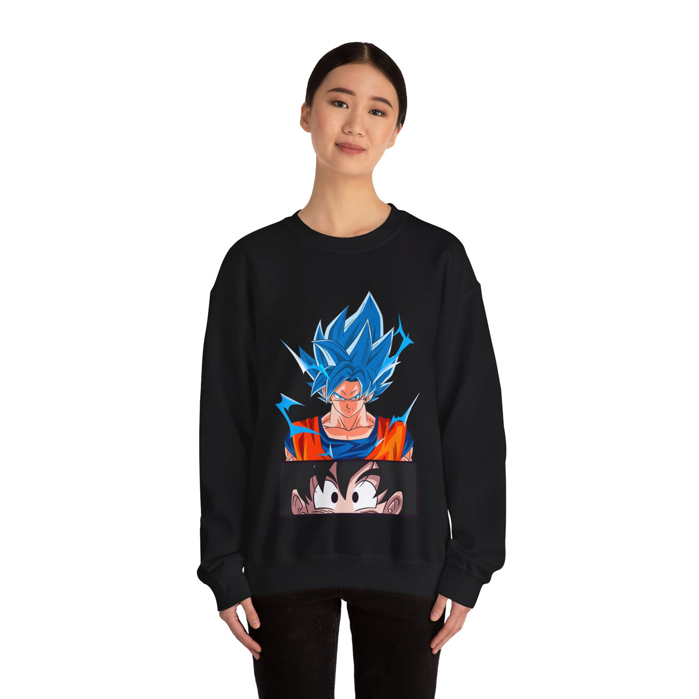 Goku Blue Saiyan-Sweatshirt