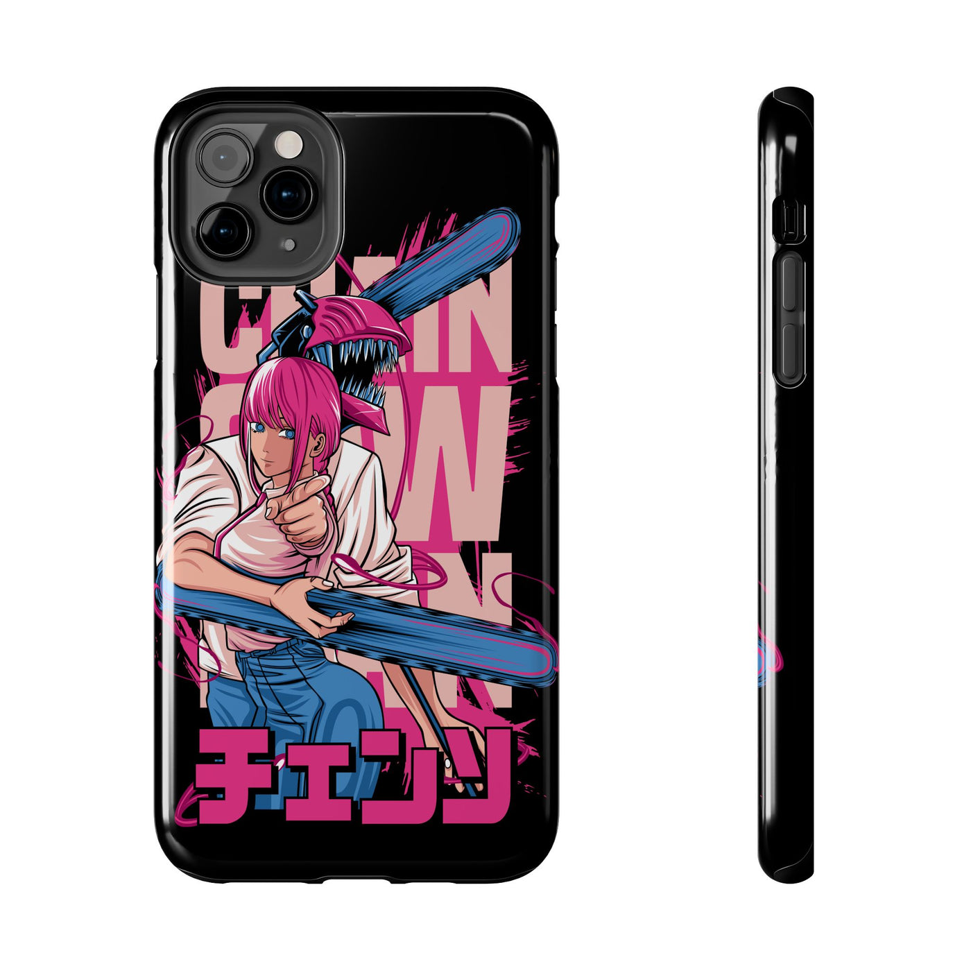 Chainsaw Pink-Phone Cases