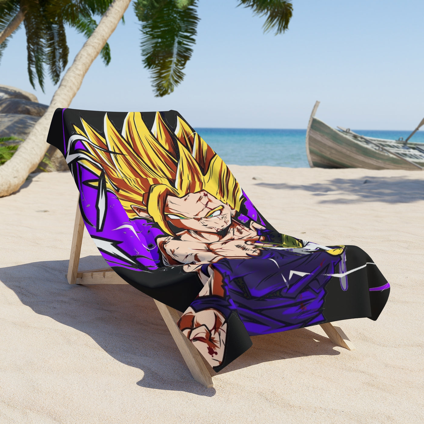 Gohan-Beach Towel