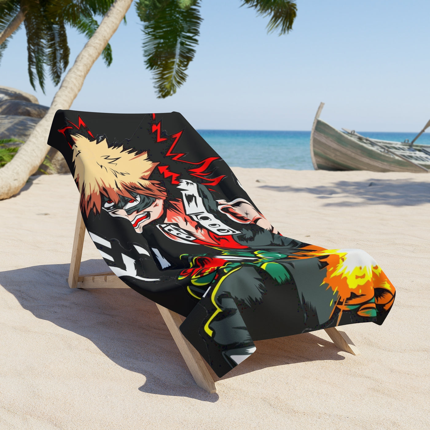 Bakugo-Beach Towel