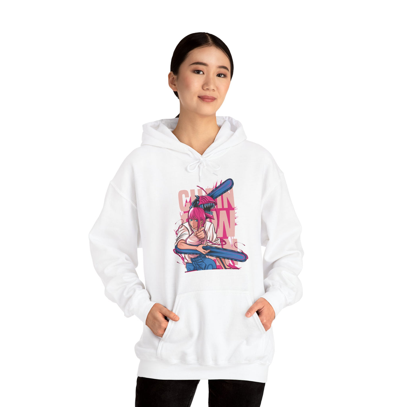 Chainsaw Pink -Hoodie