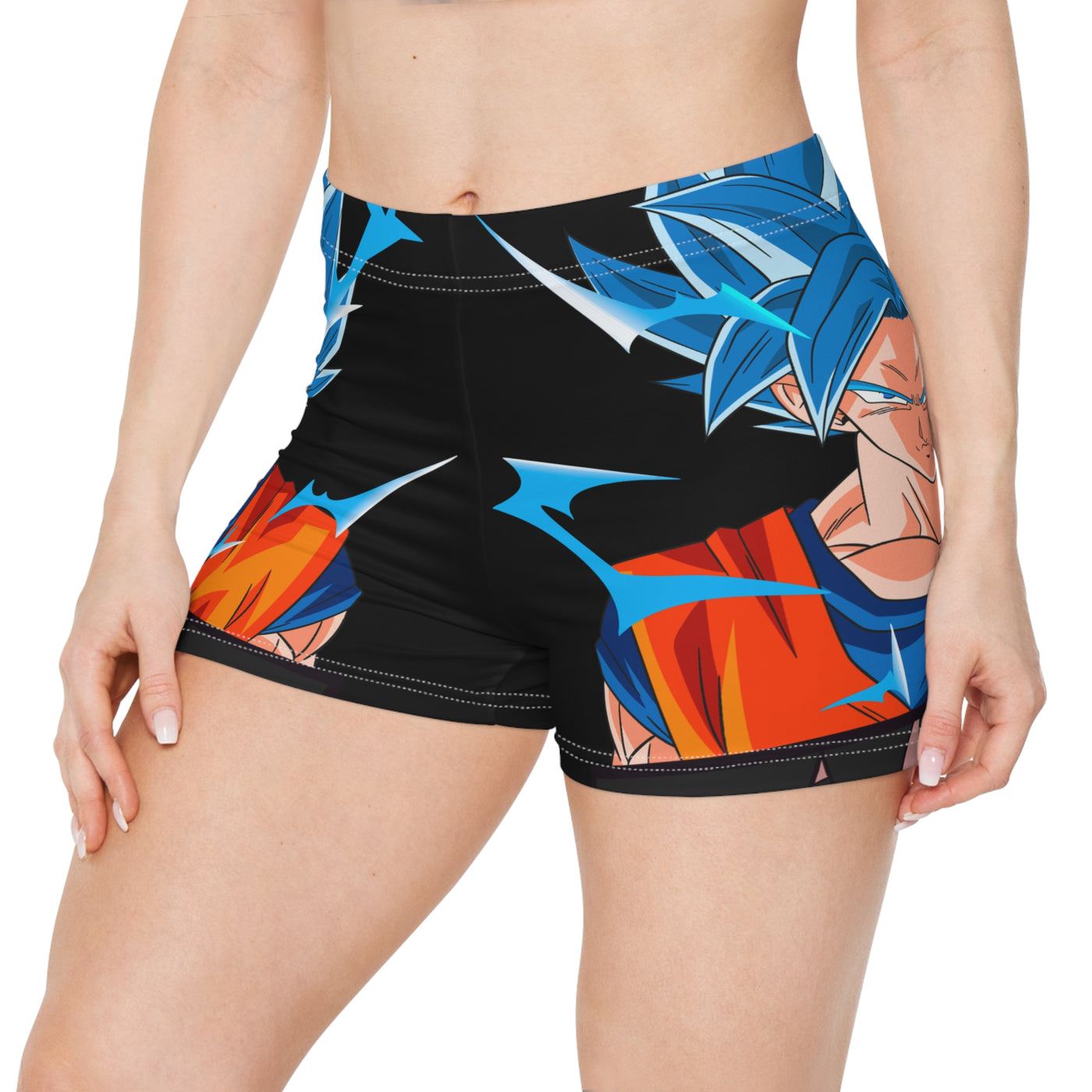 Goku Blue Saiyan-Women's Shorts