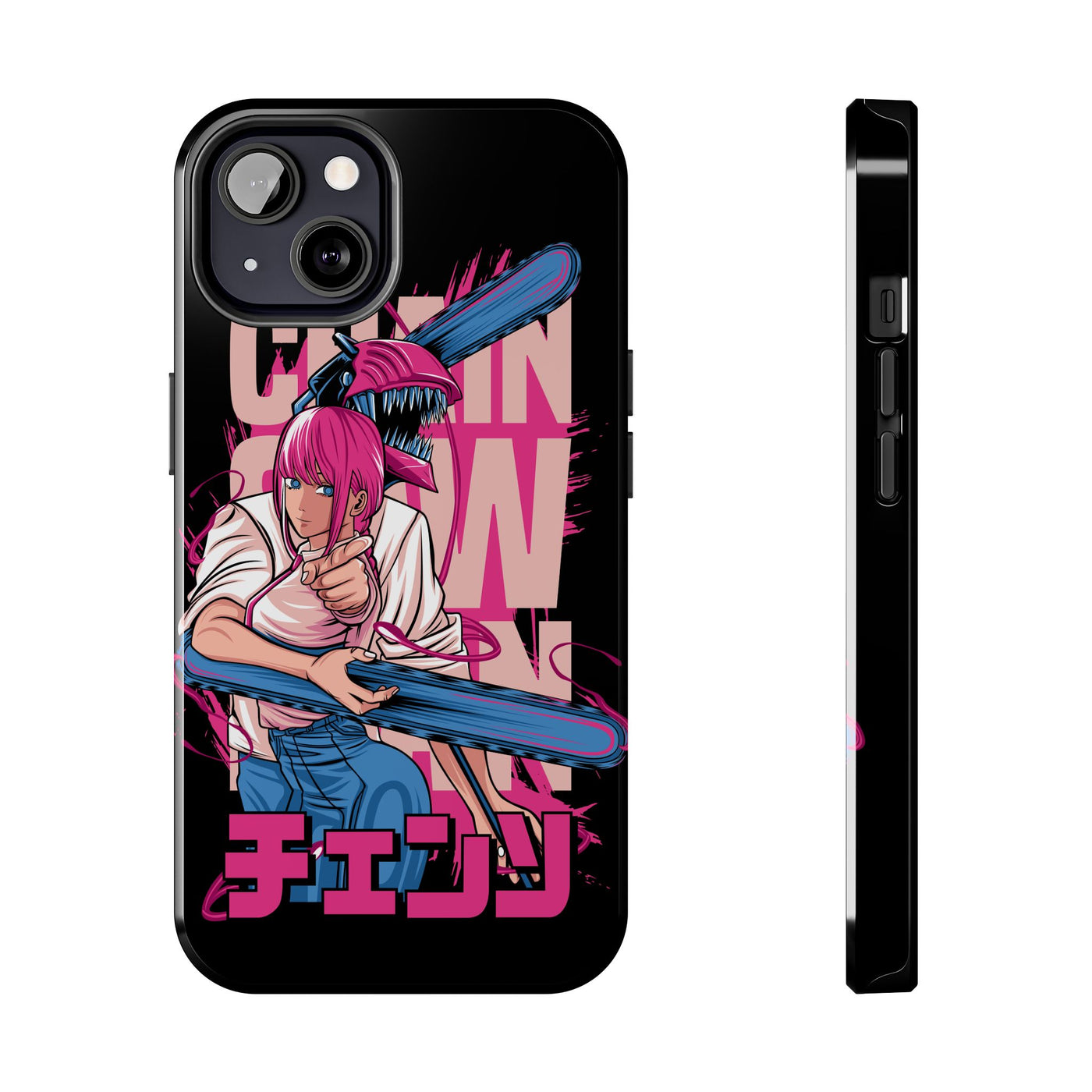 Chainsaw Pink-Phone Cases