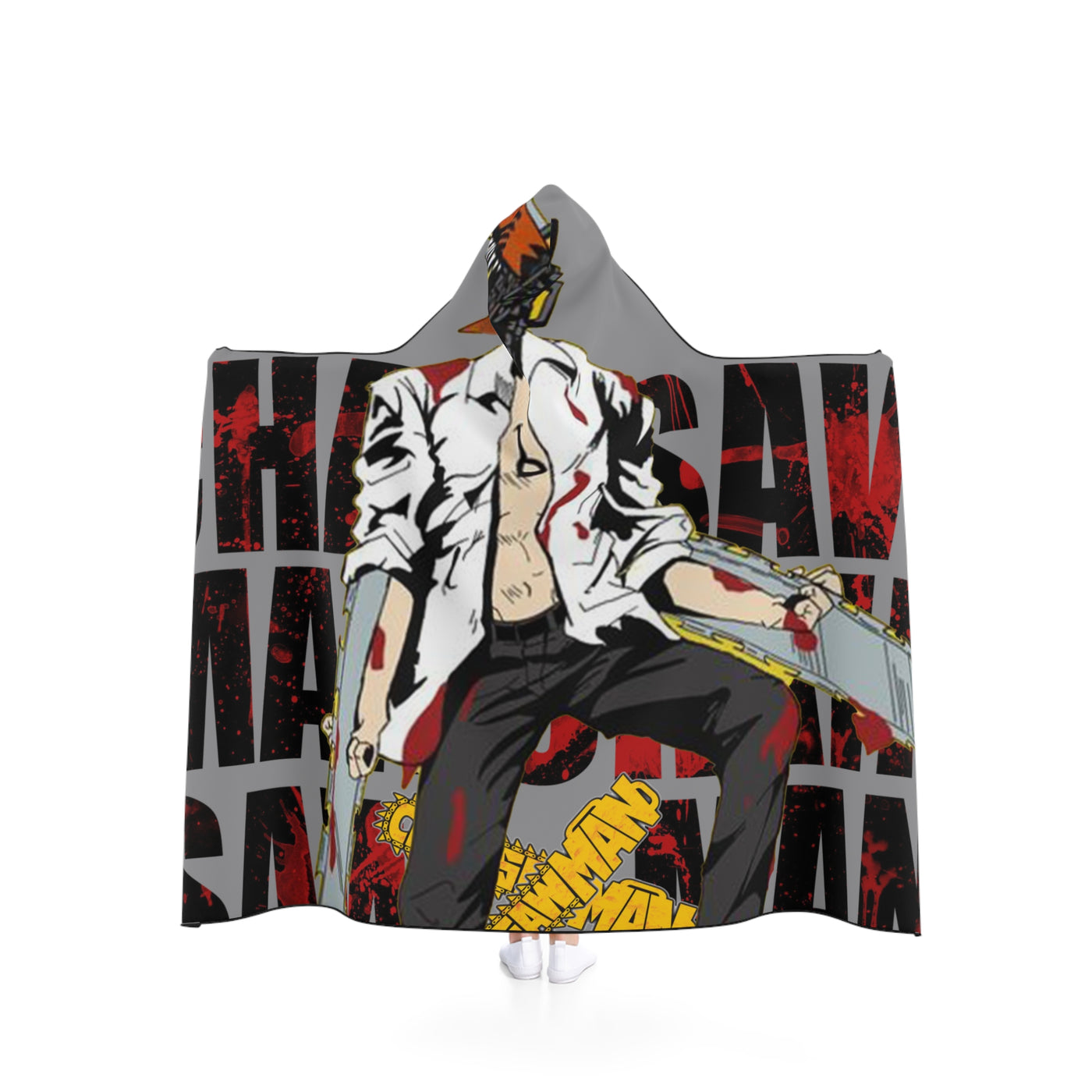 Chainsaw Man x- Hooded Blanket