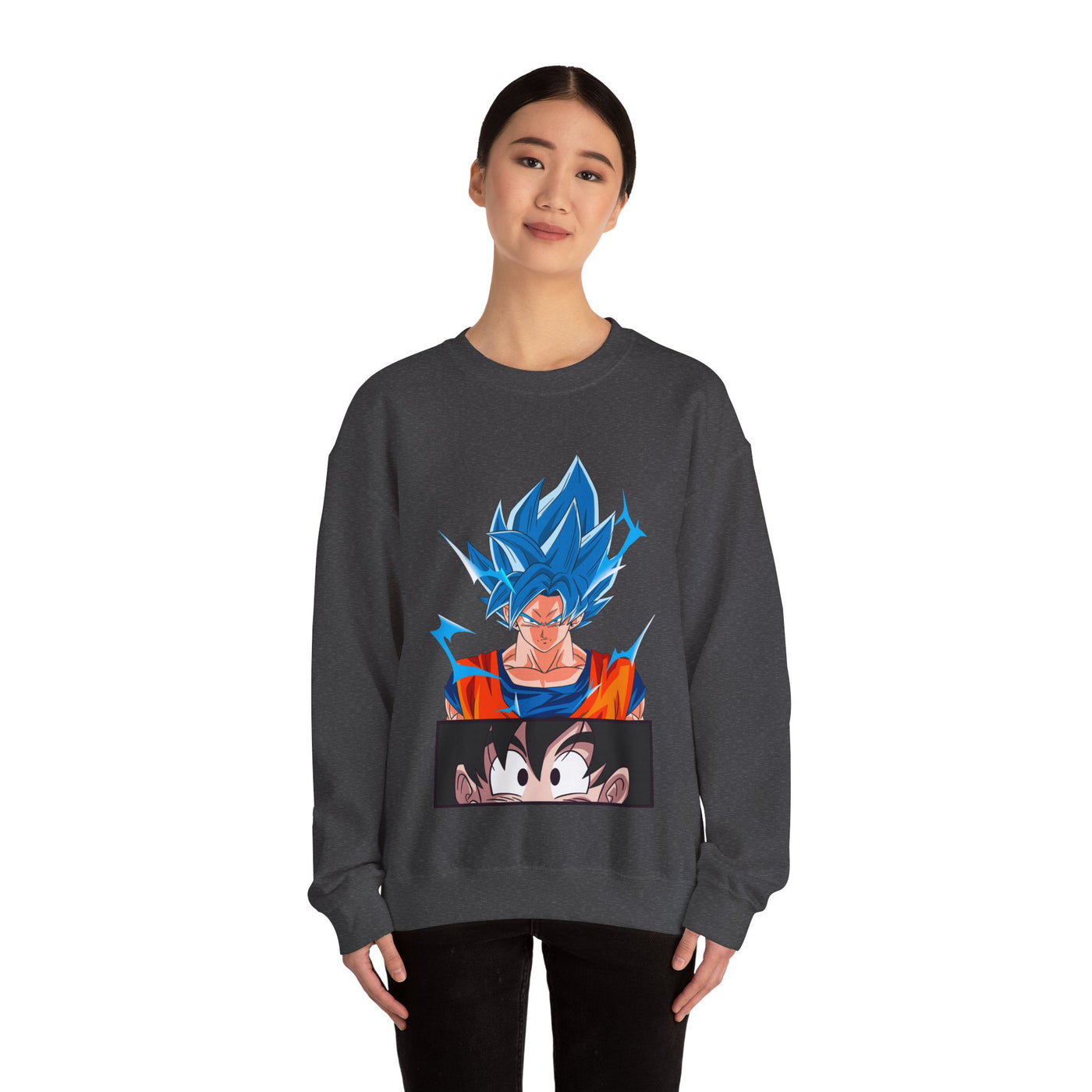 Goku Blue Saiyan-Sweatshirt