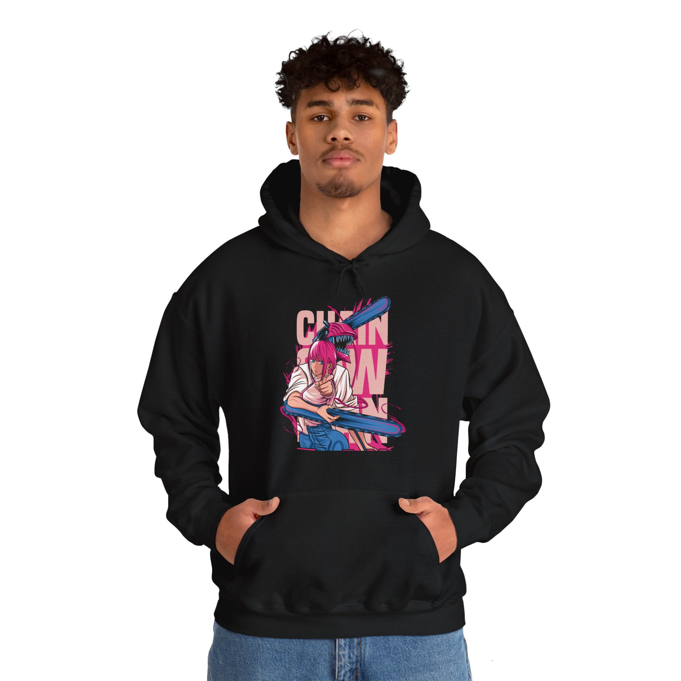 Chainsaw Pink -Hoodie