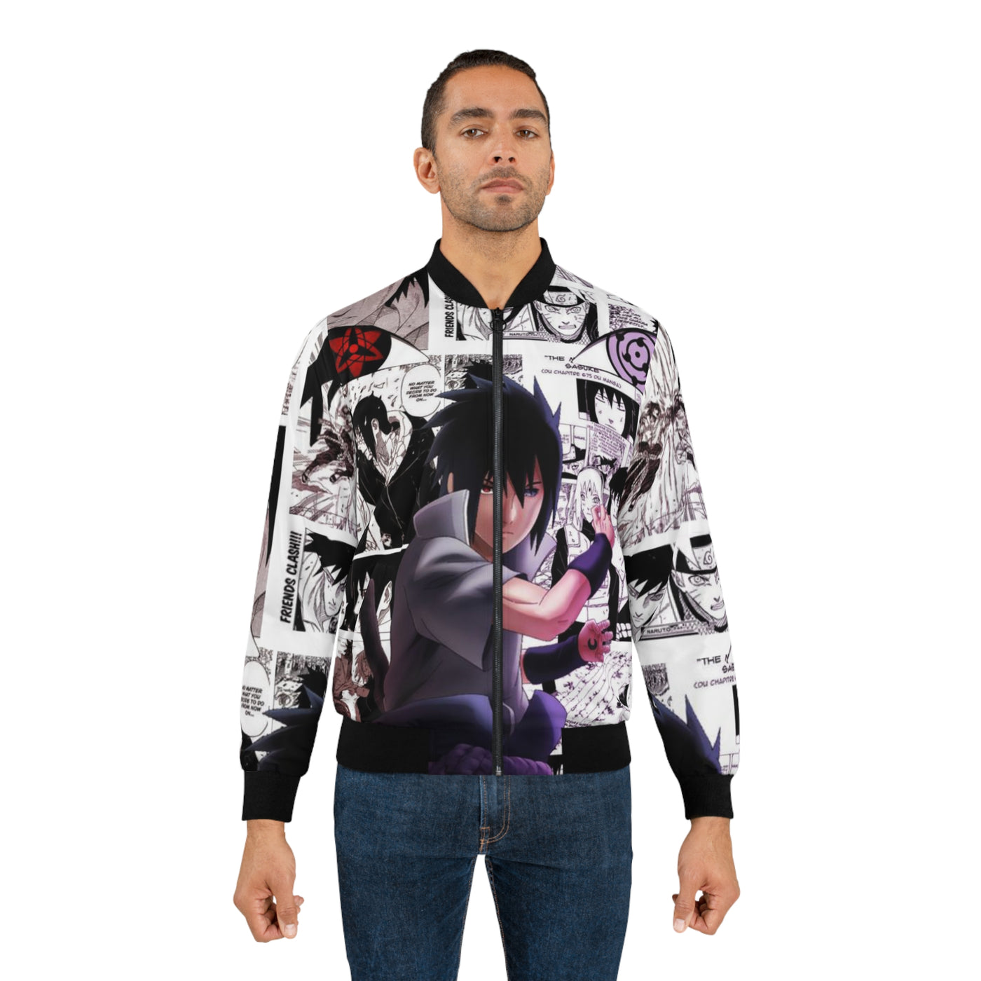 Sasuke Uchiha-Bomber Jacket