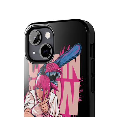 Chainsaw Pink-Phone Cases