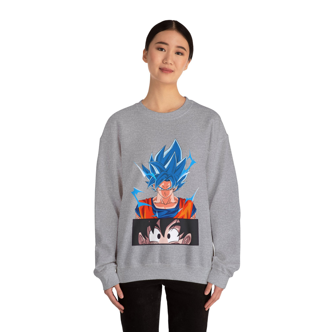 Goku Blue Saiyan-Sweatshirt