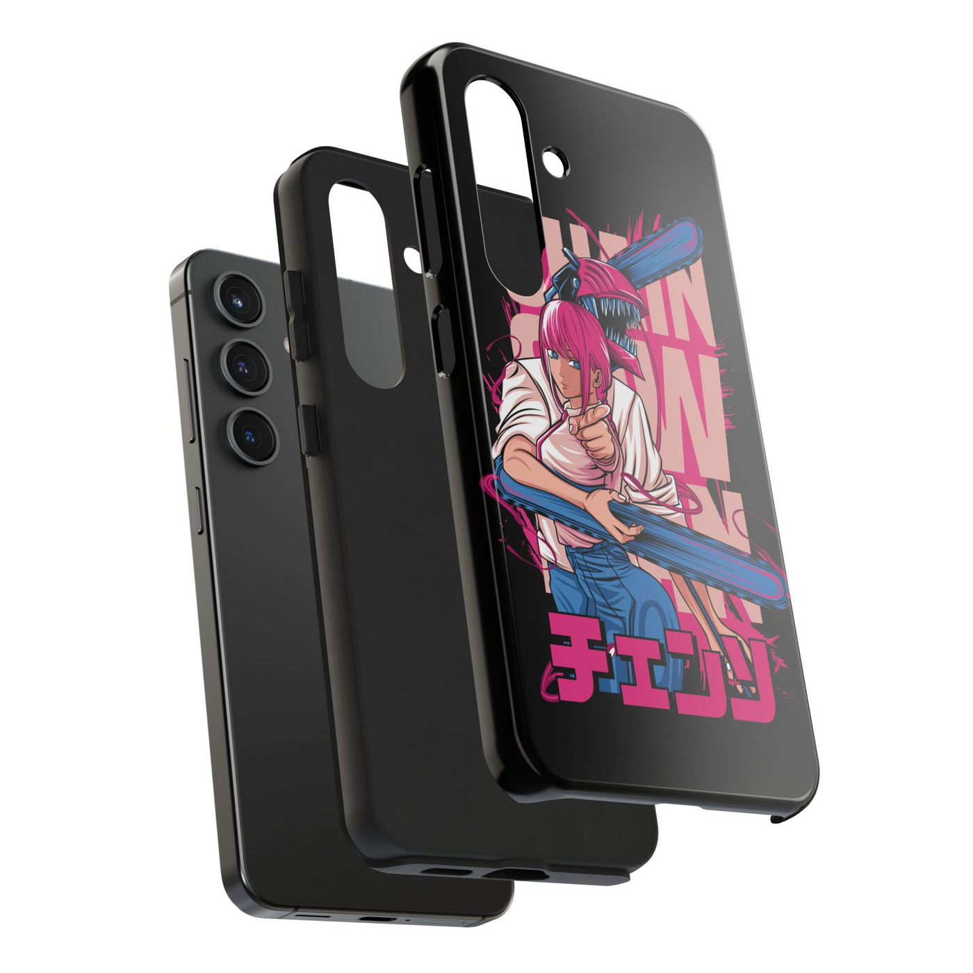 Chainsaw Pink-Phone Cases