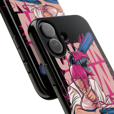 Chainsaw Pink-Phone Cases