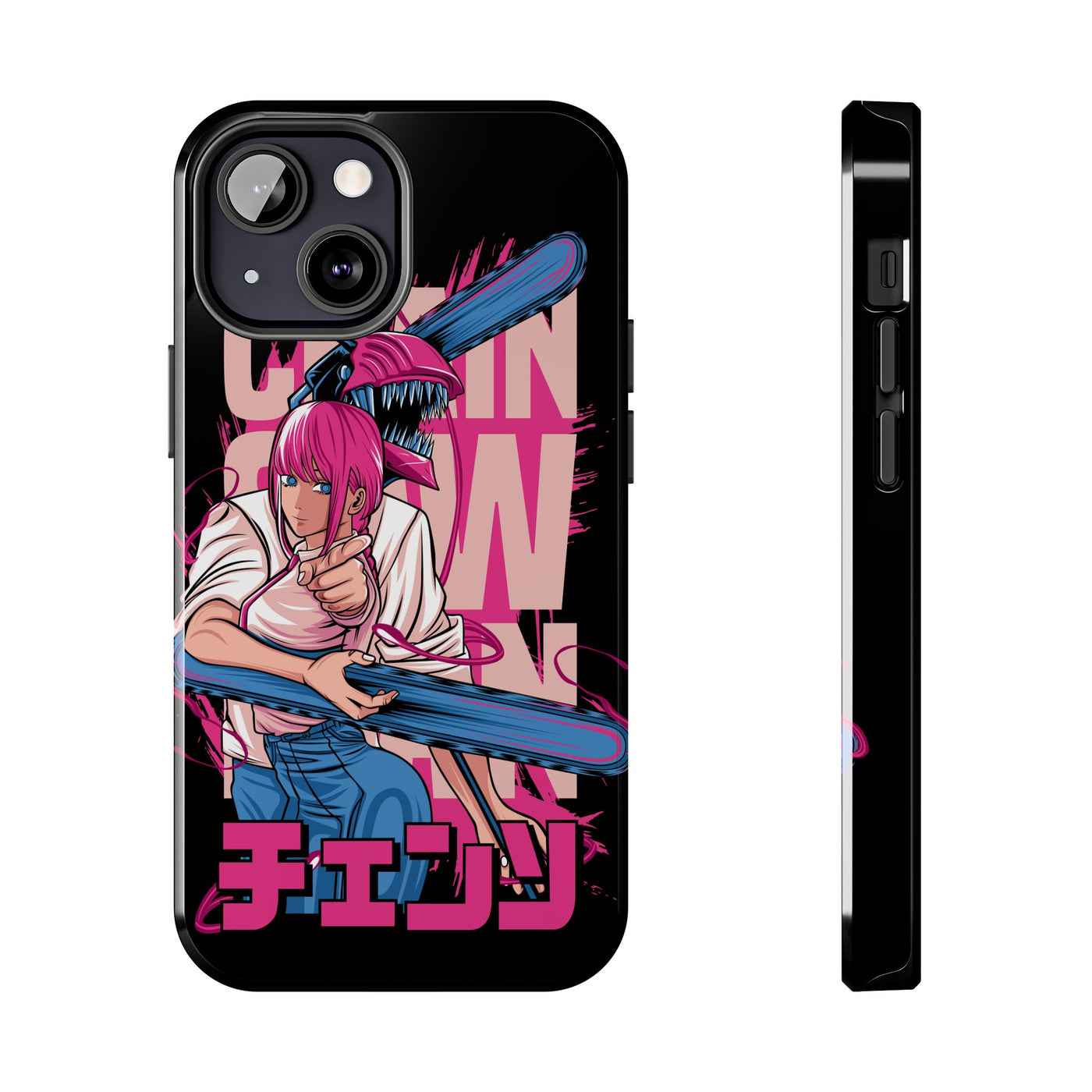 Chainsaw Pink-Phone Cases