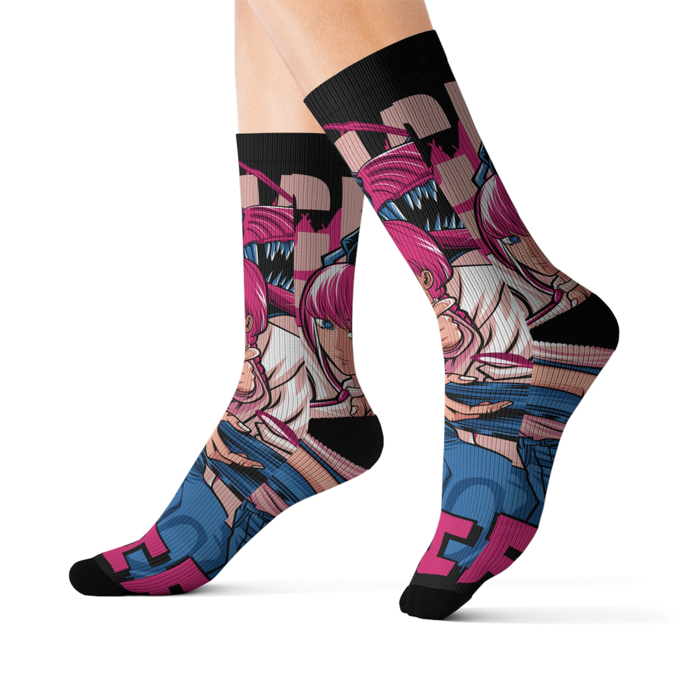 Chainsaw Pink -Socks