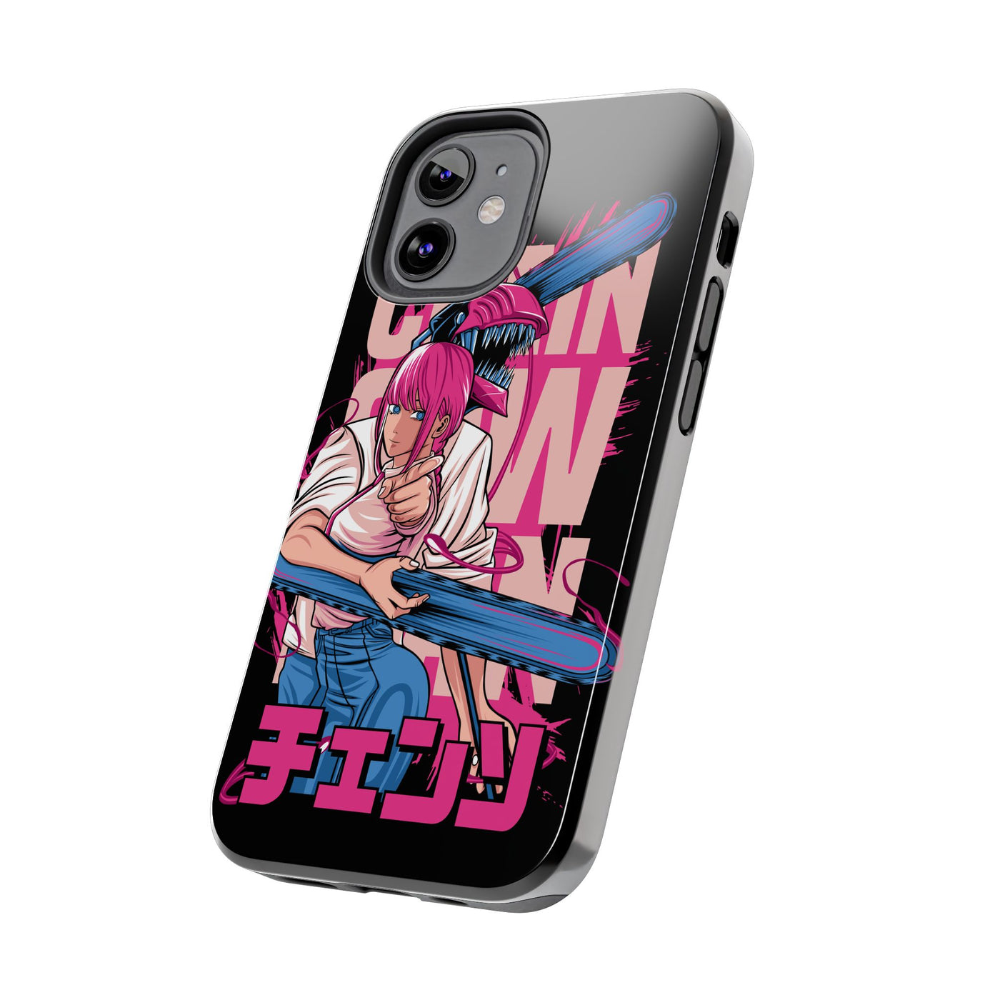 Chainsaw Pink-Phone Cases