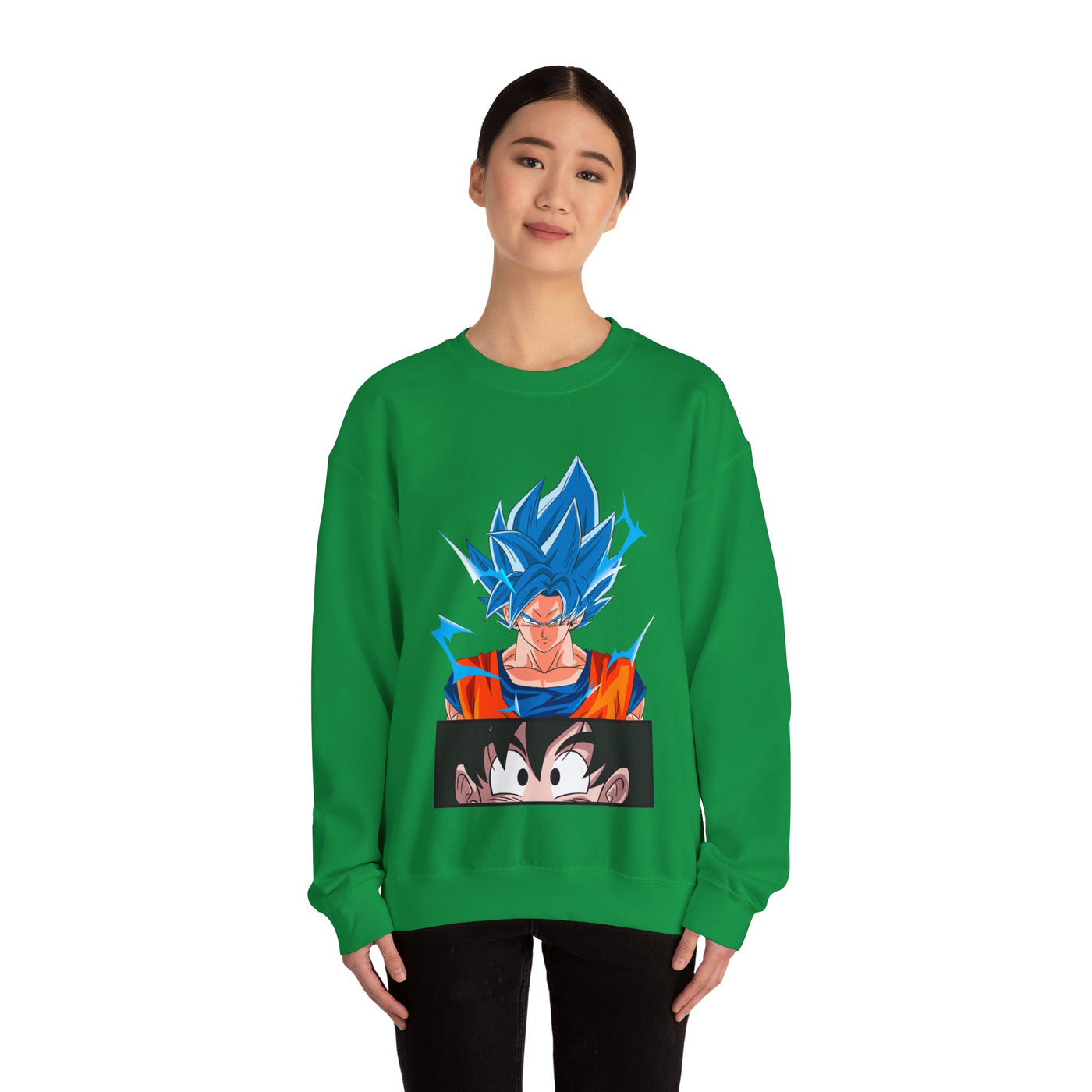 Goku Blue Saiyan-Sweatshirt