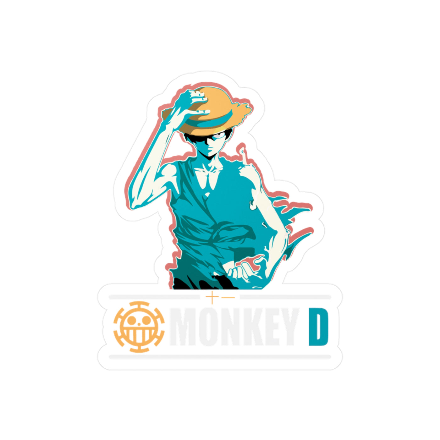 Monkey D Luffy -Sticker