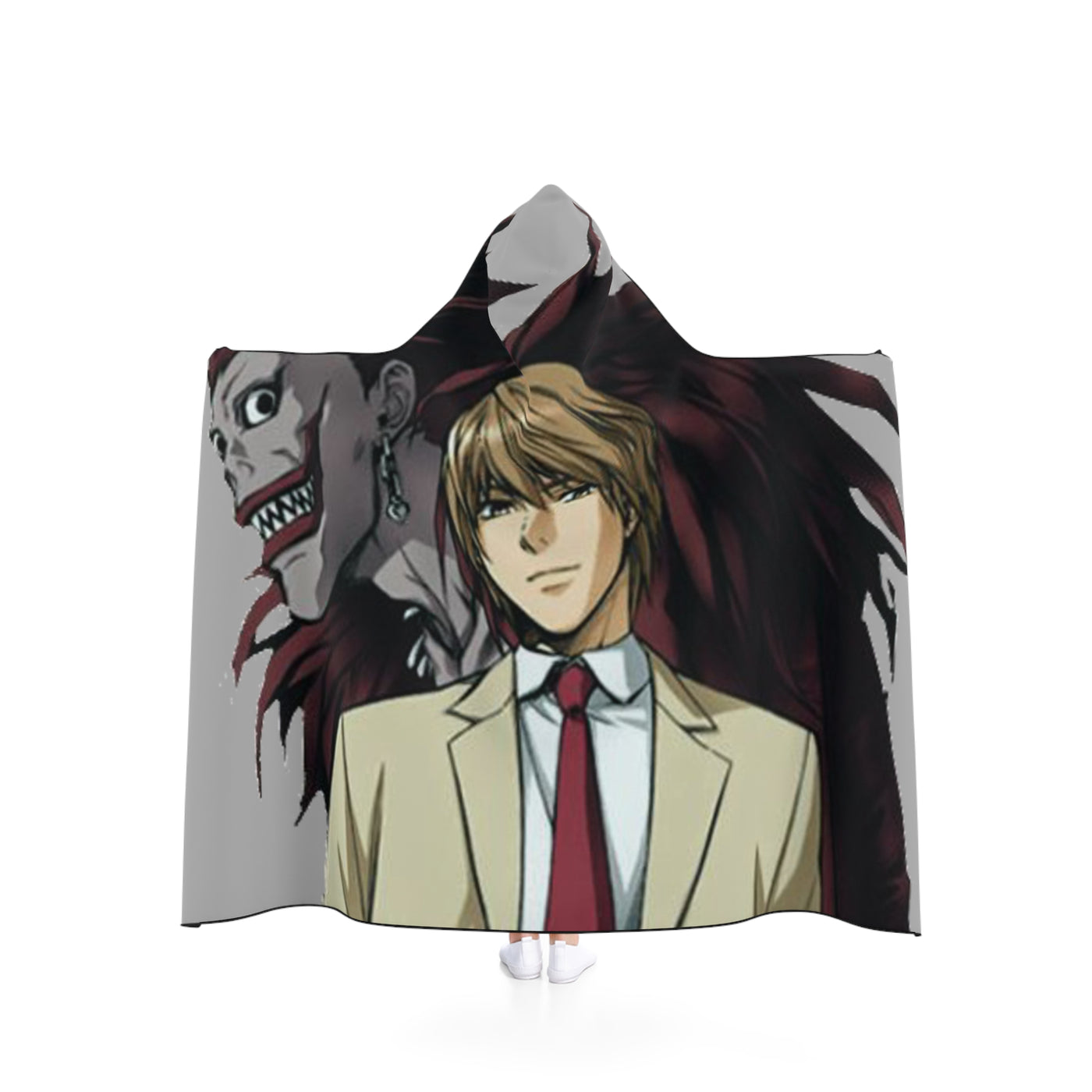 Light x Ryuk- Hooded Blanket