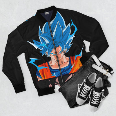 Goku Blue Saiyan-Bomber Jacket