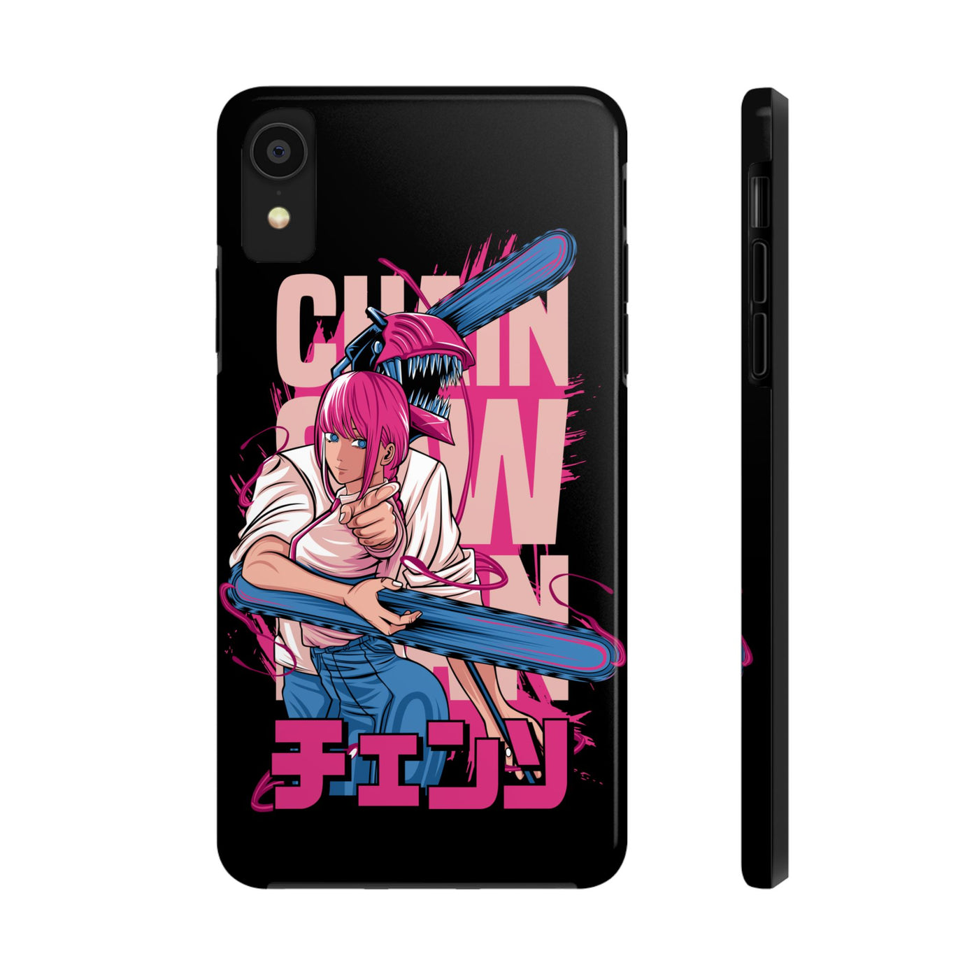 Chainsaw Pink-Phone Cases