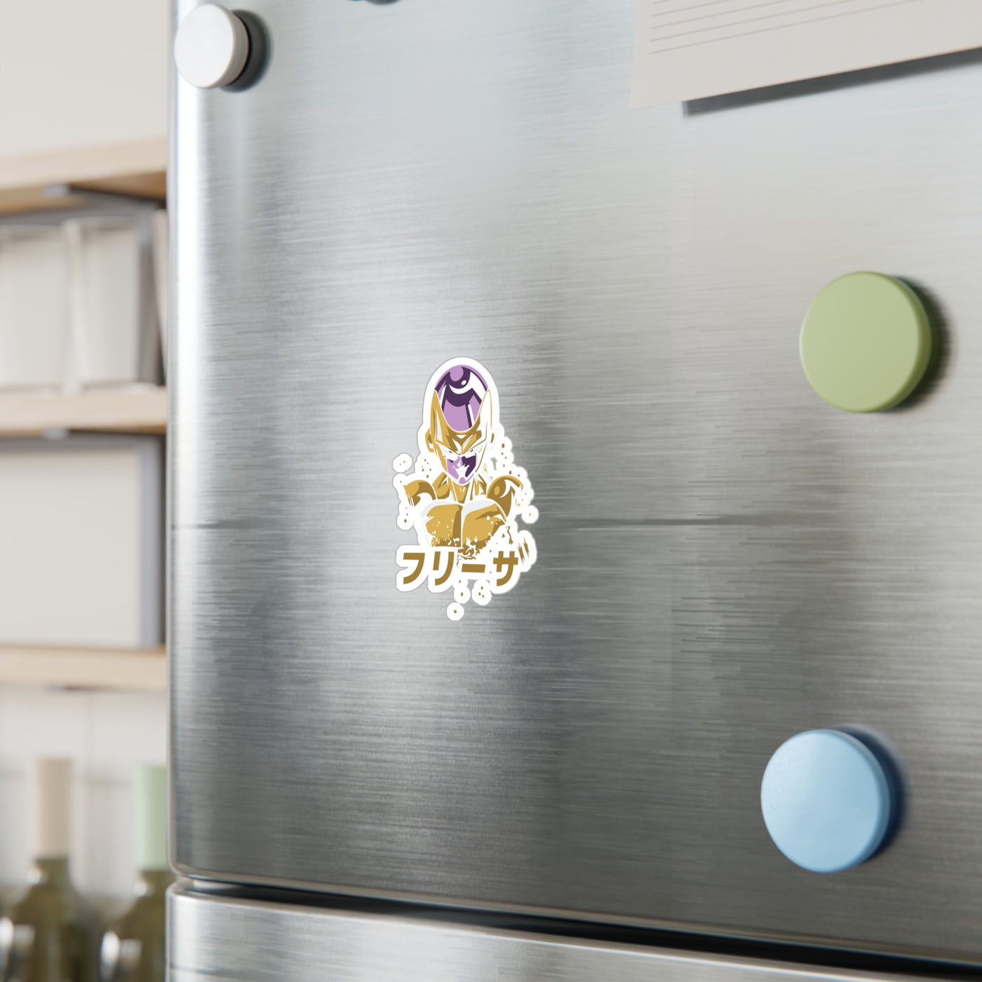 Golden Freezer-Sticker