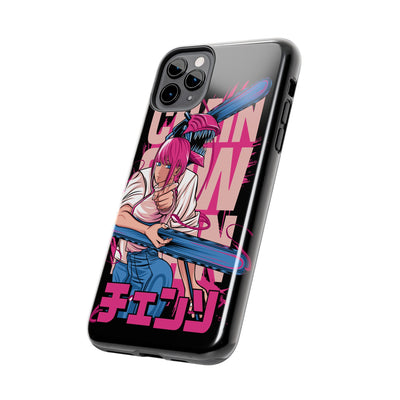 Chainsaw Pink-Phone Cases