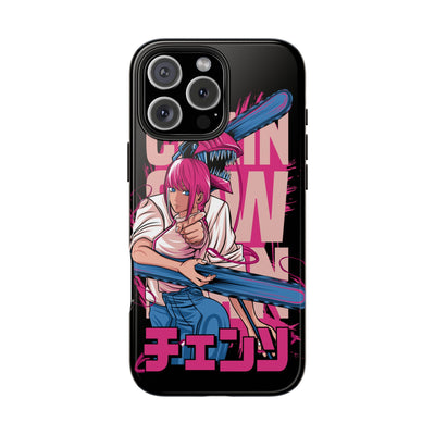 Chainsaw Pink-Phone Cases