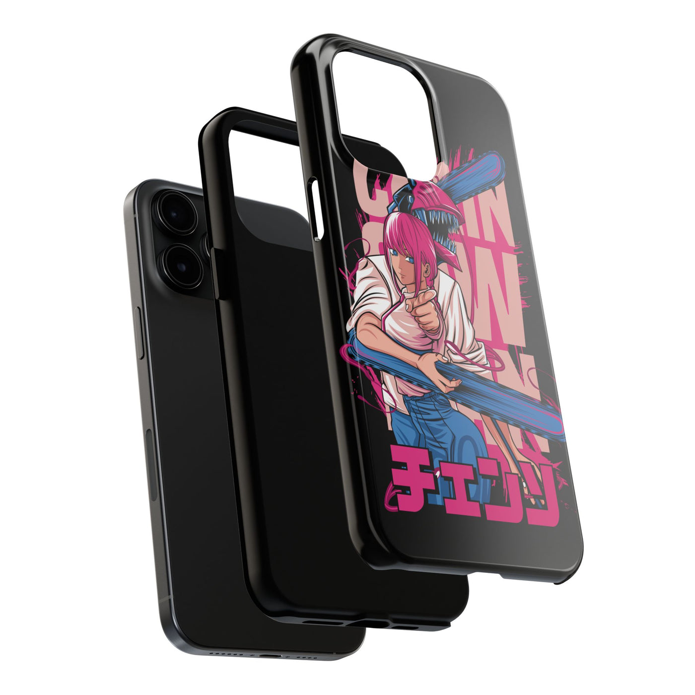 Chainsaw Pink-Phone Cases