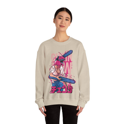 Chainsaw Pink -Sweatshirt