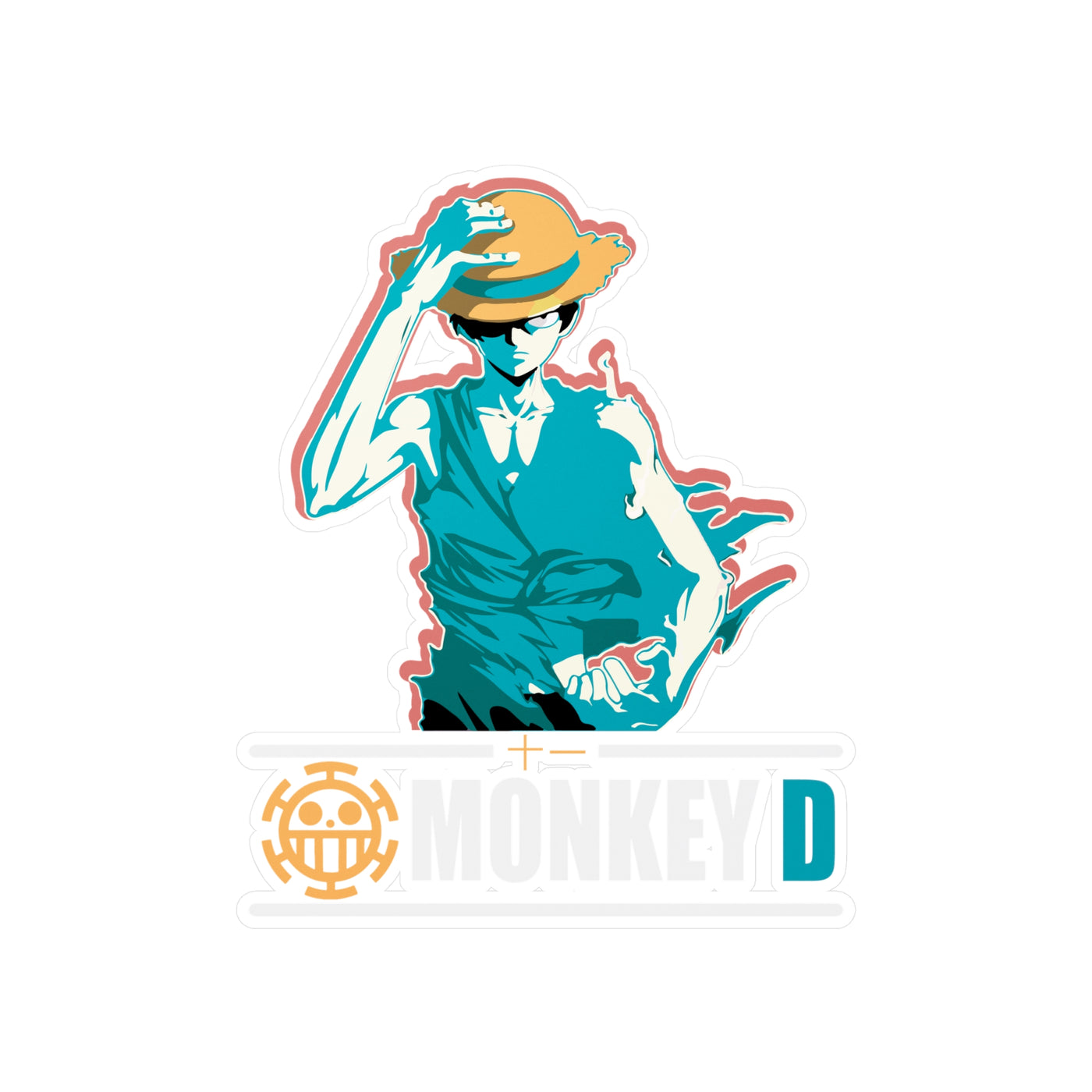 Monkey D Luffy -Sticker