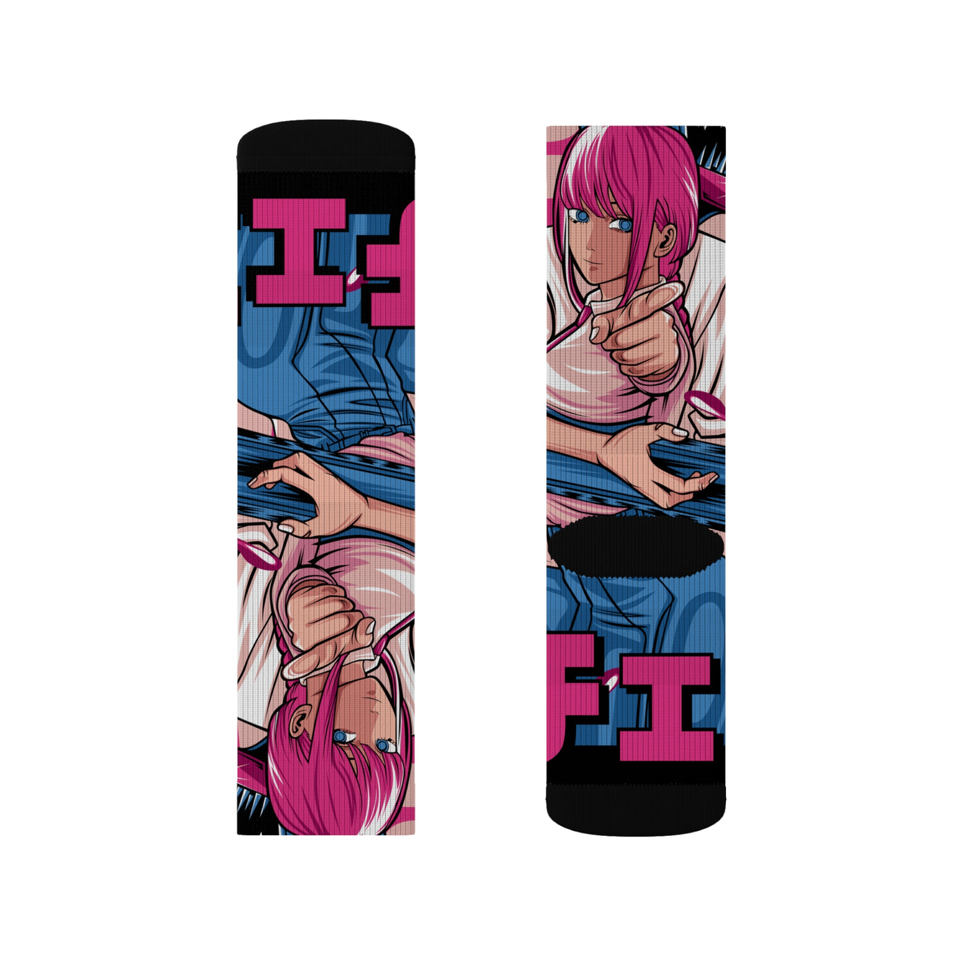 Chainsaw Pink -Socks