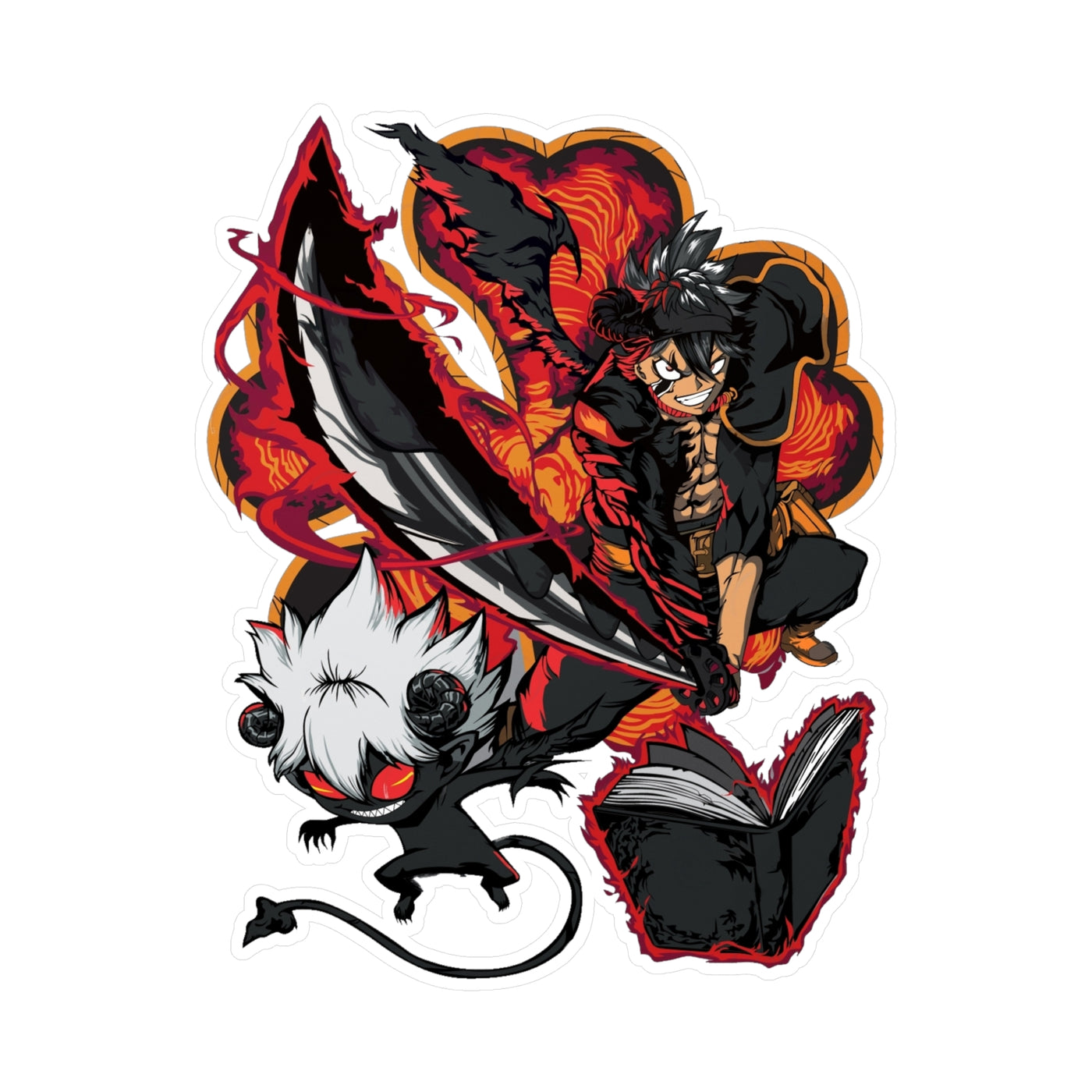 Asta x Devil -Sticker