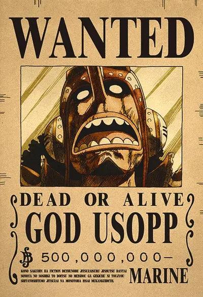 One Piece Wanted Posters