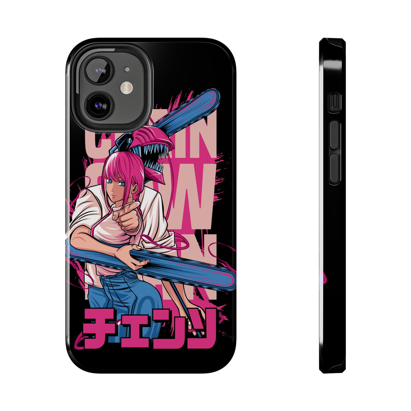 Chainsaw Pink-Phone Cases