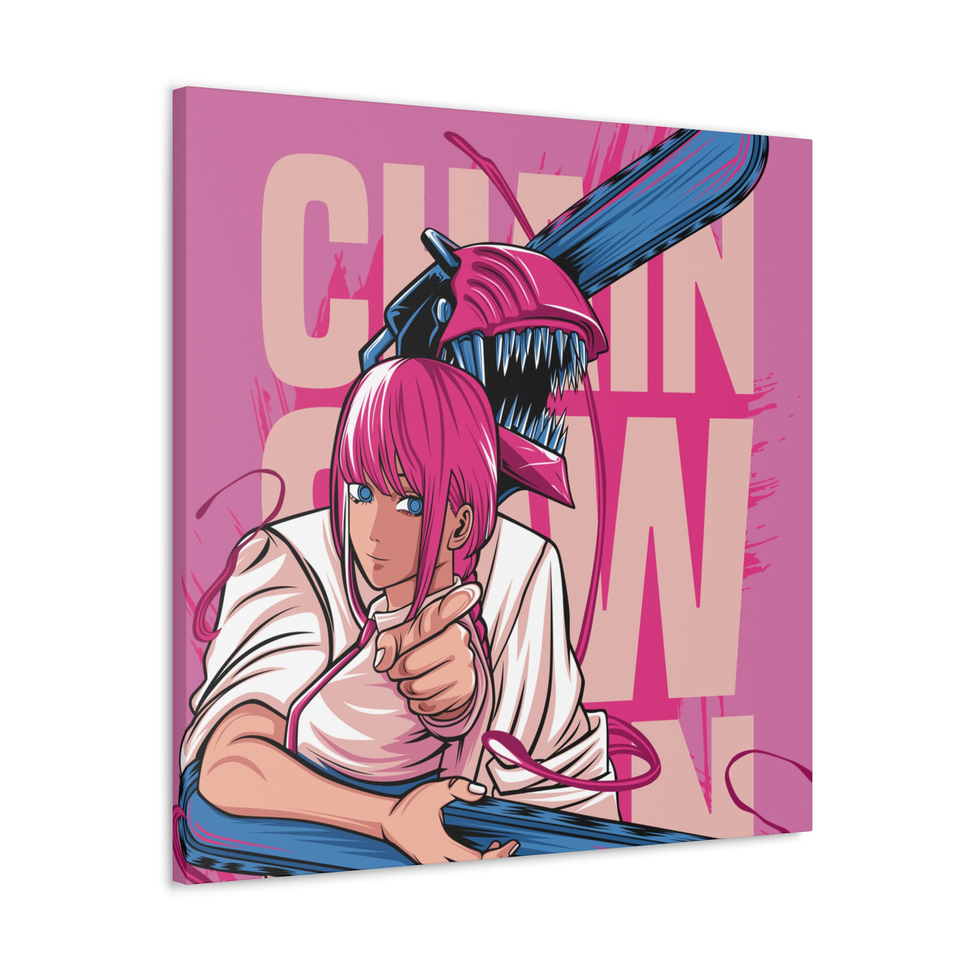 Copy of Chainsaw Pink -Canvas