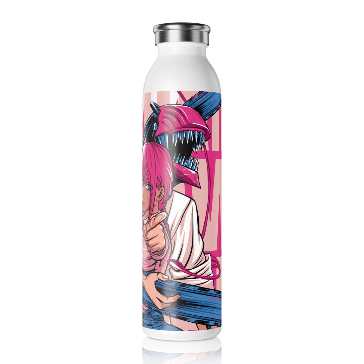 Chainsaw Pink-Water Bottle