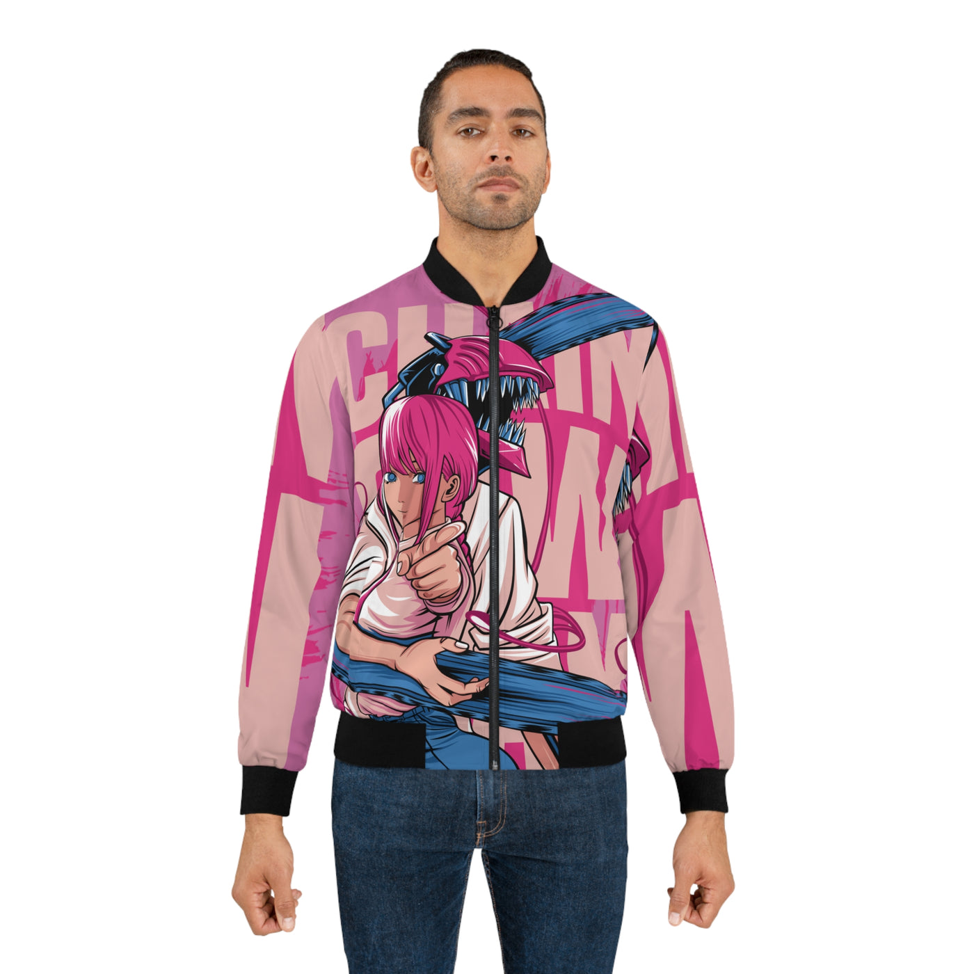 Chainsaw Pink -Bomber Jacket