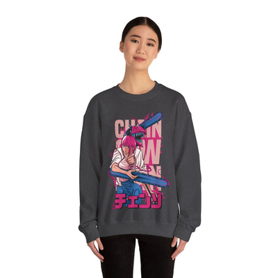 Chainsaw Pink -Sweatshirt