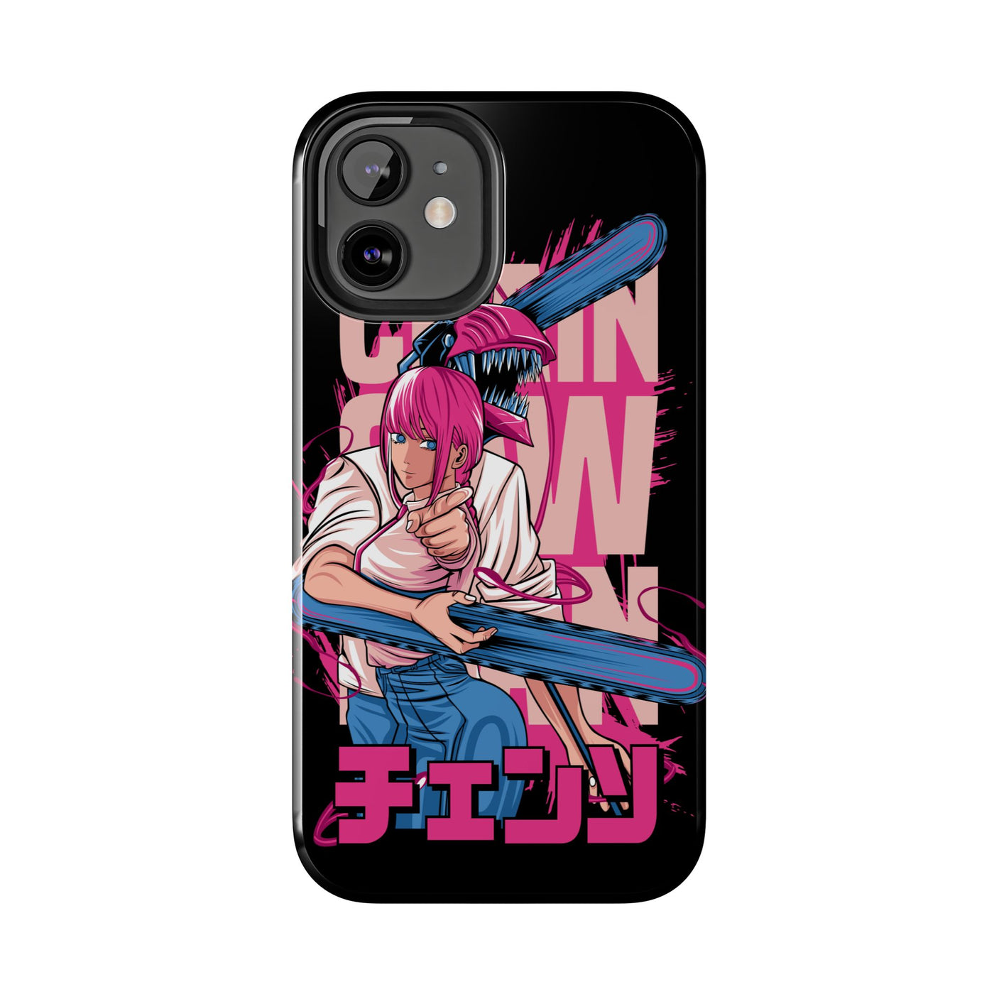 Chainsaw Pink-Phone Cases