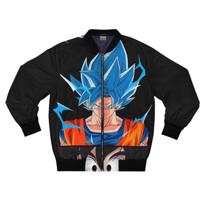 Goku Blue Saiyan-Bomber Jacket