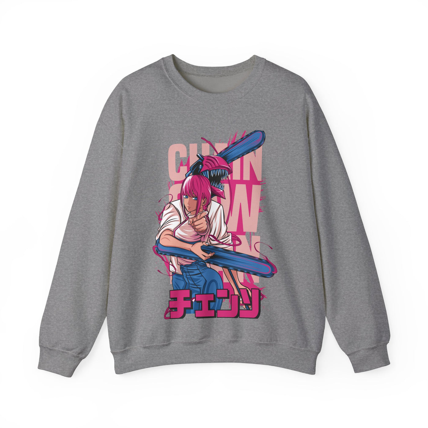 Chainsaw Pink -Sweatshirt