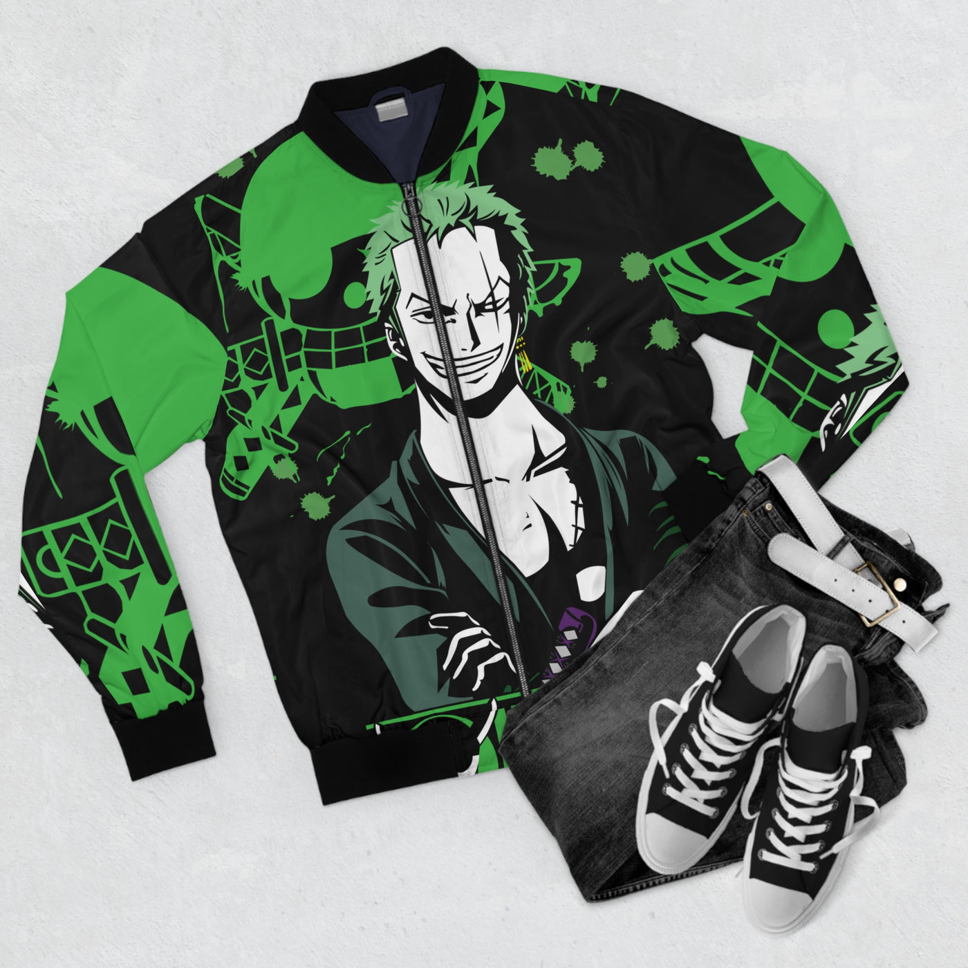 Zoro Green-Bomber Jacket