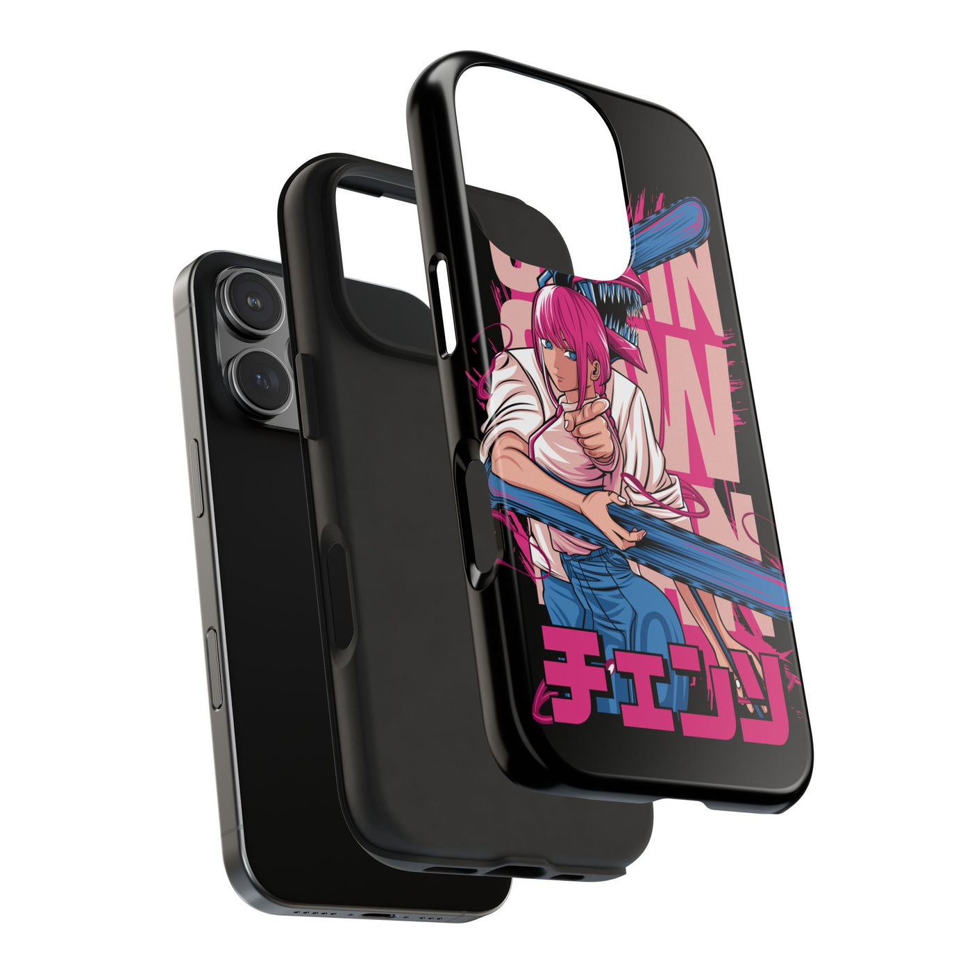 Chainsaw Pink-Phone Cases