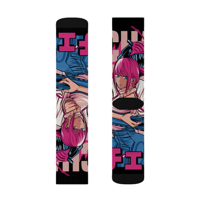 Chainsaw Pink -Socks